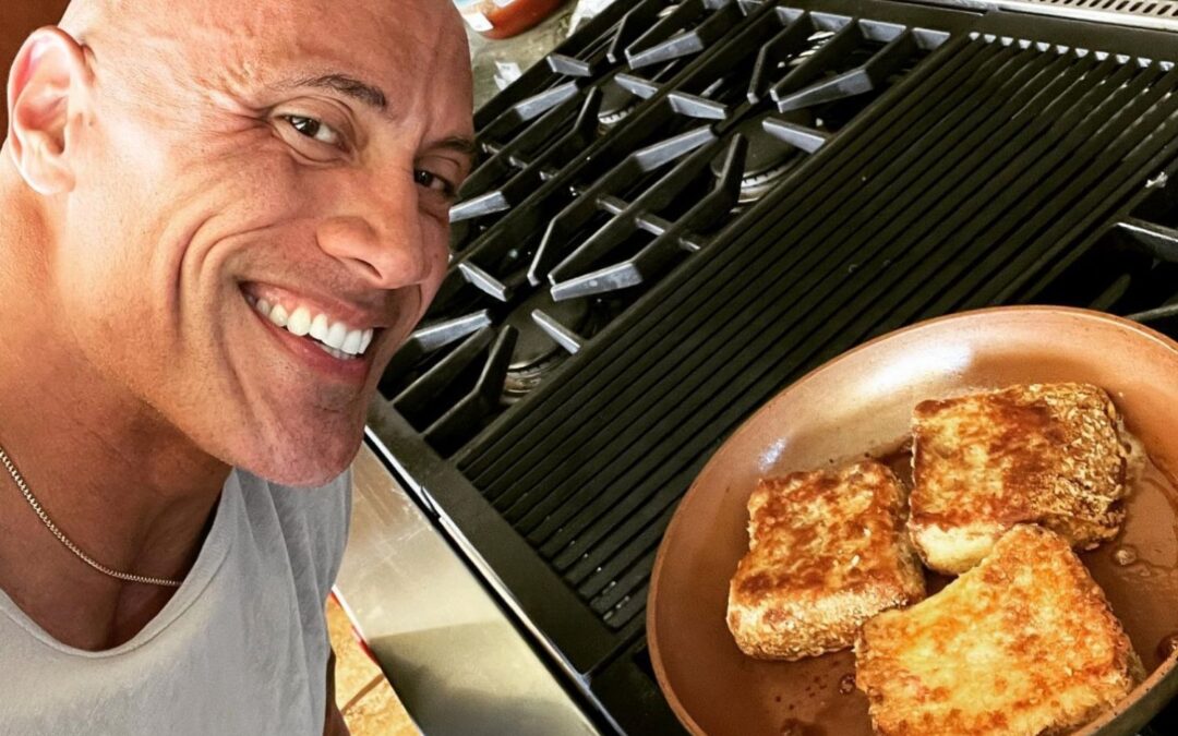 Watch A YouTuber Try To Eat 6 Of The Rock’s 10,000 Calorie Cheat Meals In One Day