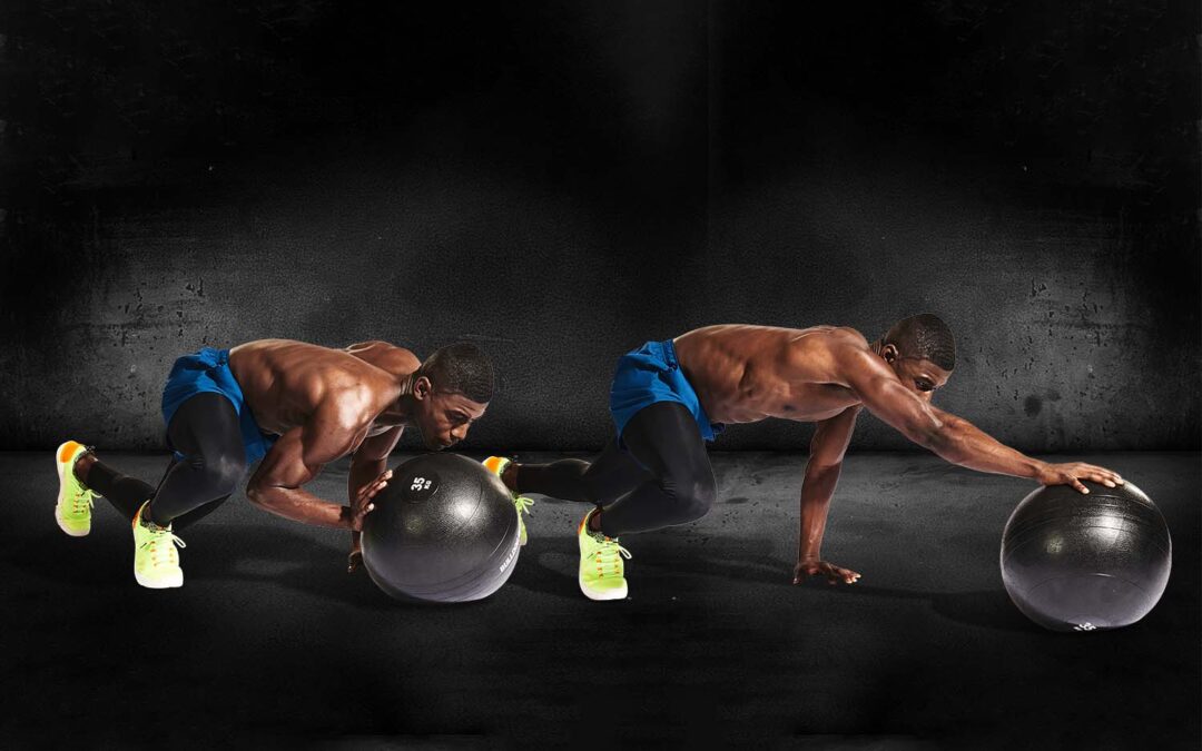 How to Master the D-Ball Crawl for Harder, Stronger Abs and Full-body Co-ordination