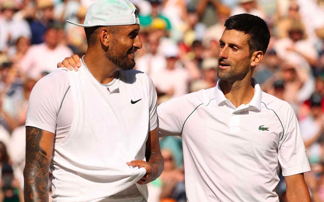 Nick Kyrgios And Novak Djokovic Go Head-To-Head For Exhibition Match