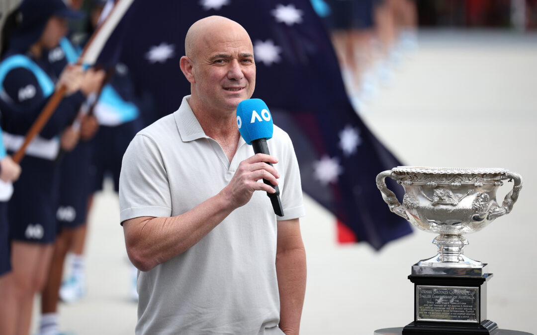 Andre Agassi on his Australian Open picks, fitness routine and new passion for pickleball