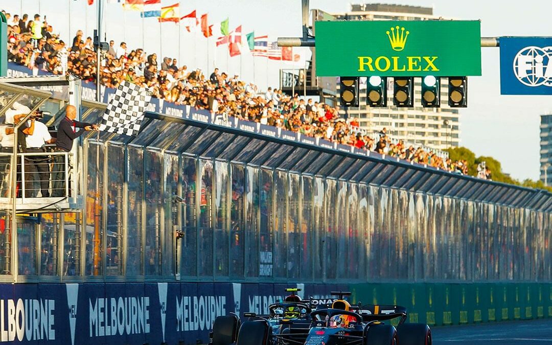 Who will take the chequered flag at the Australian Grand Prix?