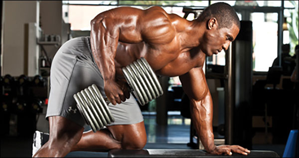 Dumbbell single arm row