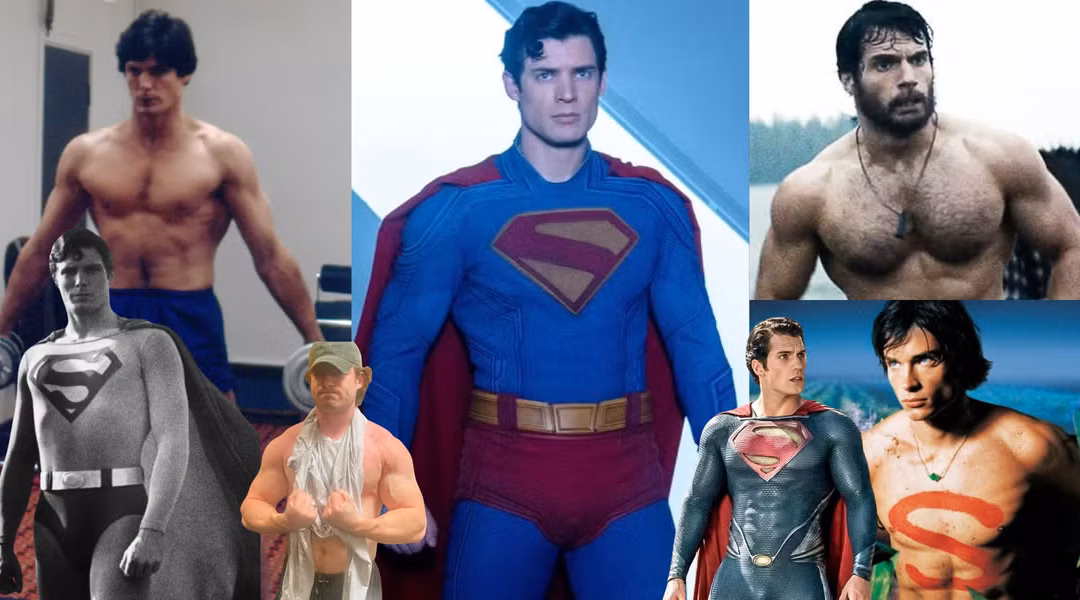 The evolution of Superman’s physique