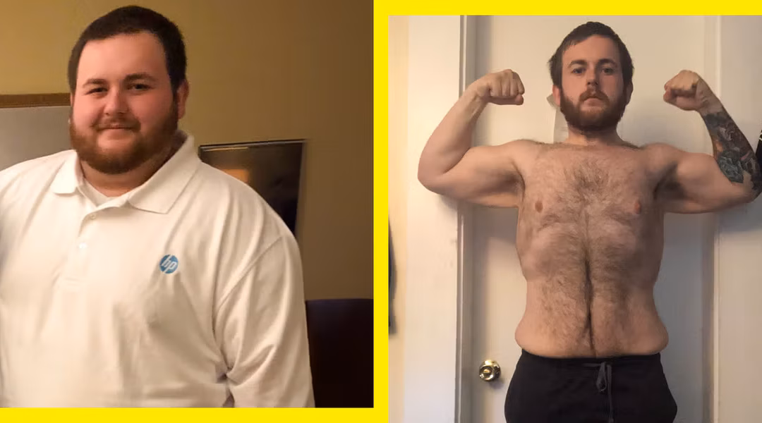 This guy lost 90 kg without eliminating foods he loves