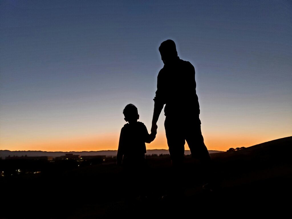Father and son