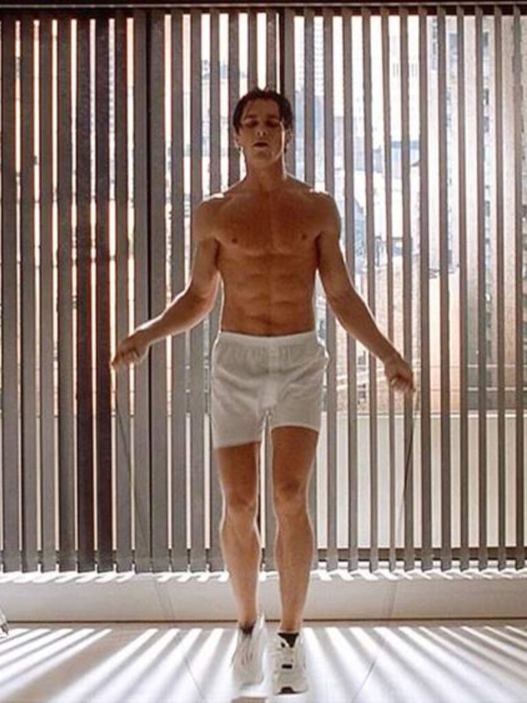 Christian Bale transformations American Psycho