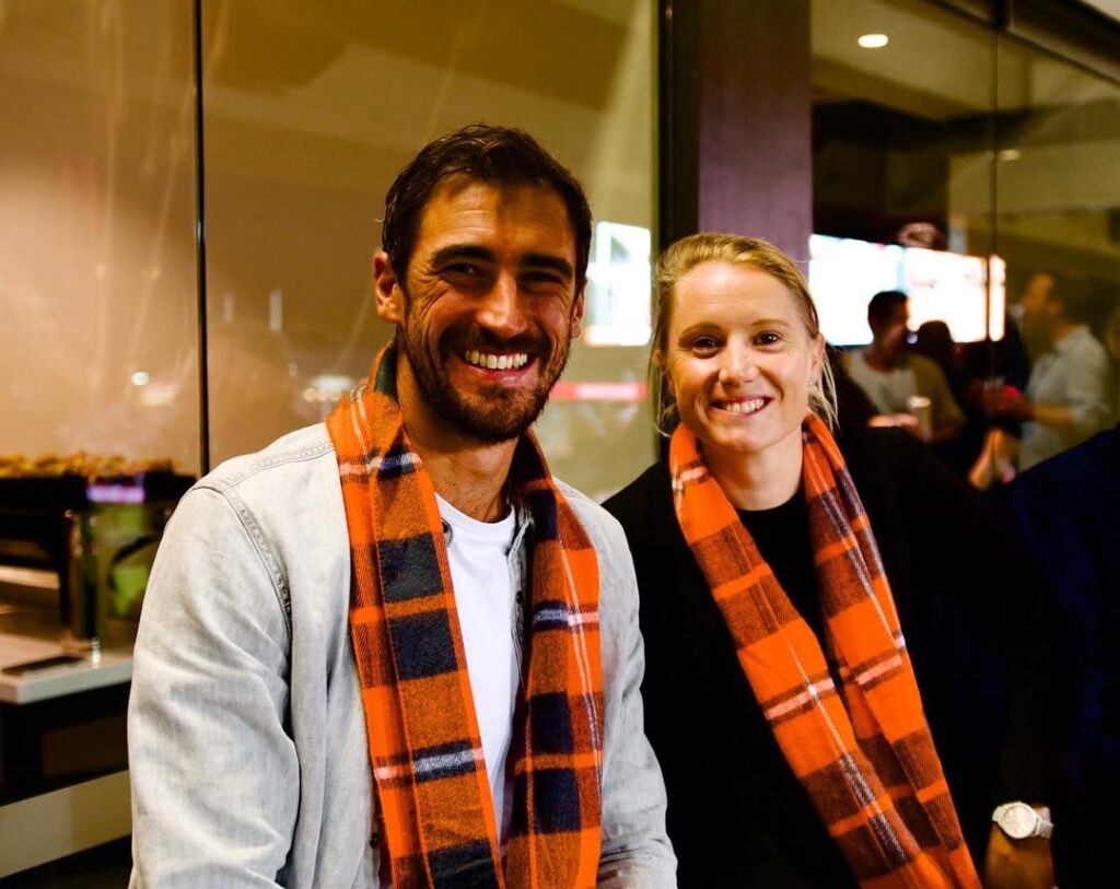 Mitchell Starc and Alyssa Healy