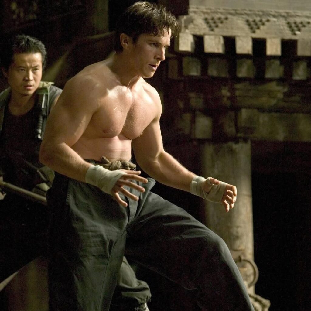 Christian Bale transformations Batman