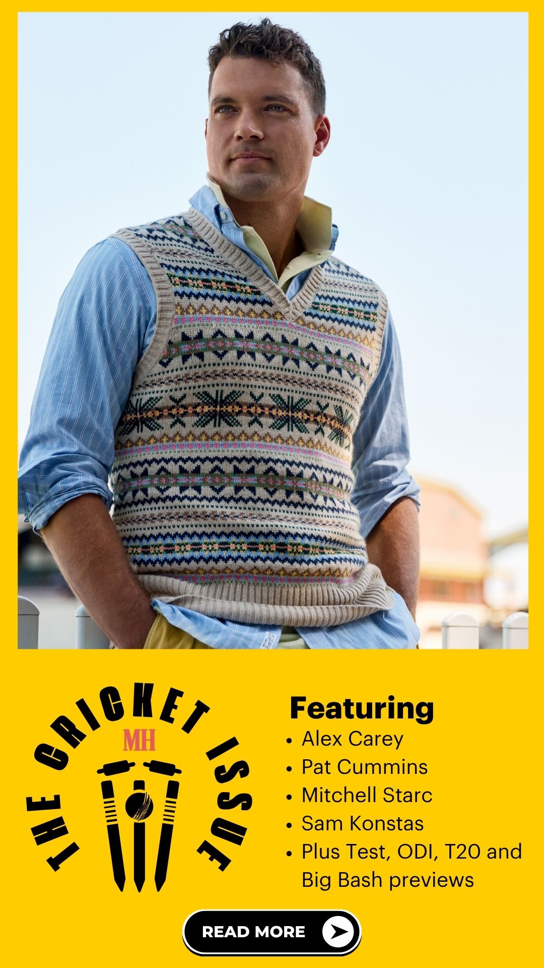 mobile banner for the cricket issue