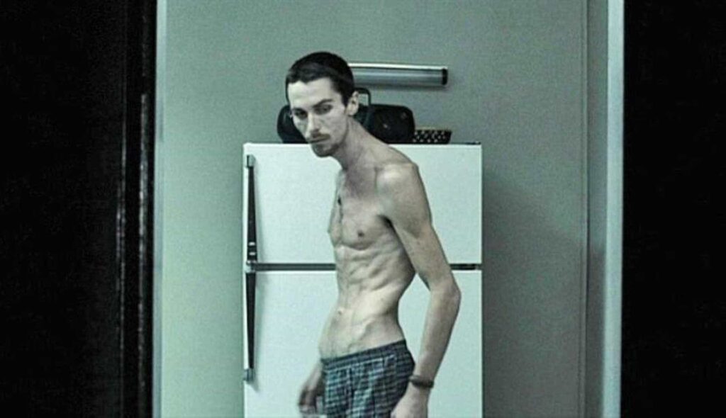 Christian Bale transformations The Machinist