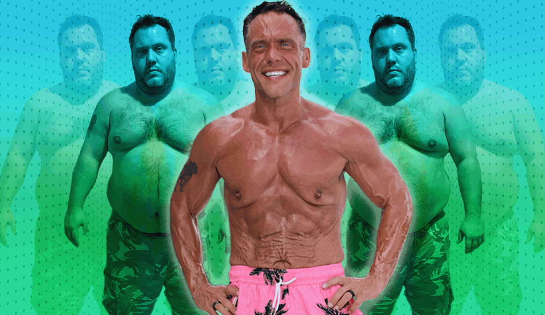 This pool salesman finally took his own advice – and lost nearly 68 kg