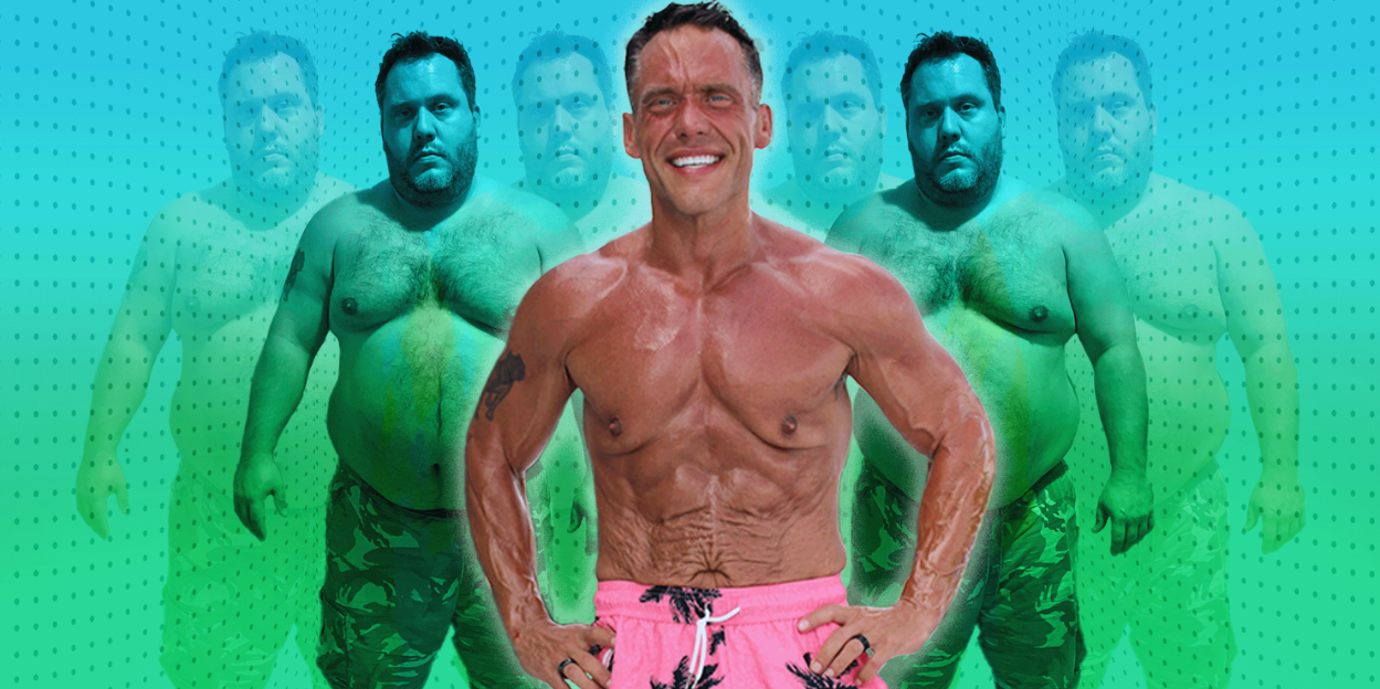 This pool salesman finally took his own advice – and lost nearly 68 kg